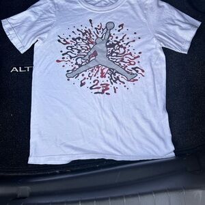 Jordan White T-Shirt with Subtle Logo